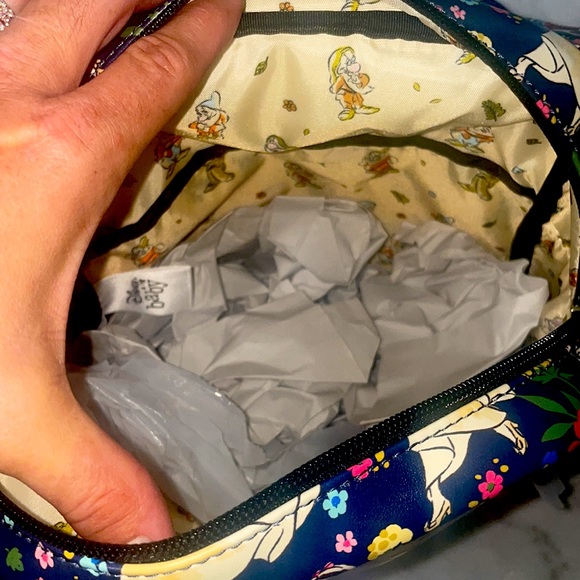 Disney’s Petunia Pickle Bottom Snow White Leatherette Backpack - Picture 6 of 9